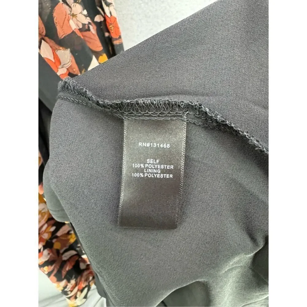 NWT Fate Womens Multicolor Floral Print Deep V-Neck Maxi Dress Size Small - Picture 9 of 12